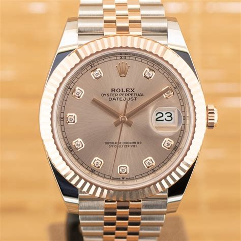 largest rolex size|Rolex datejust 41 with diamonds.